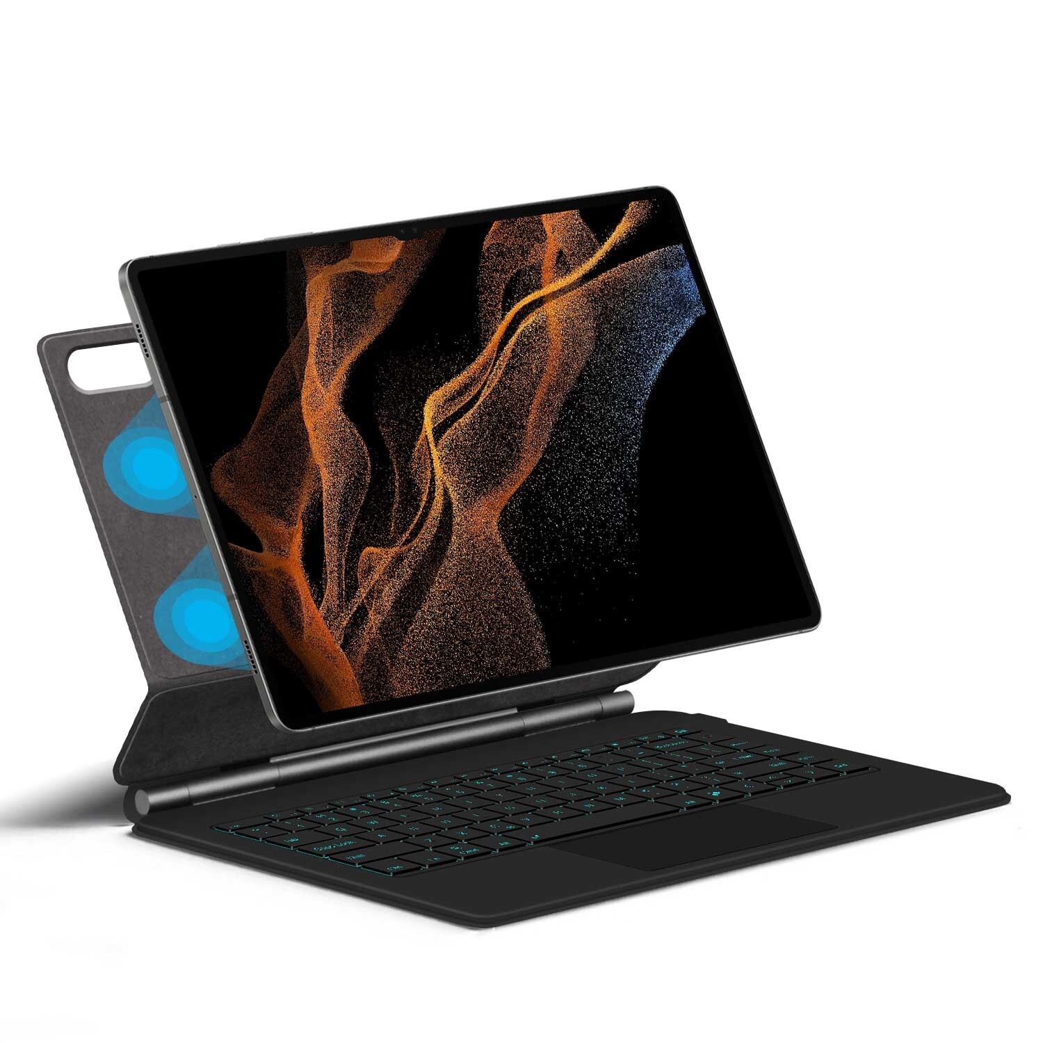 Keyboard Cover For Samsung Galaxy Tab S8 Ultra 14.6 inch Tablet Smart Book Case