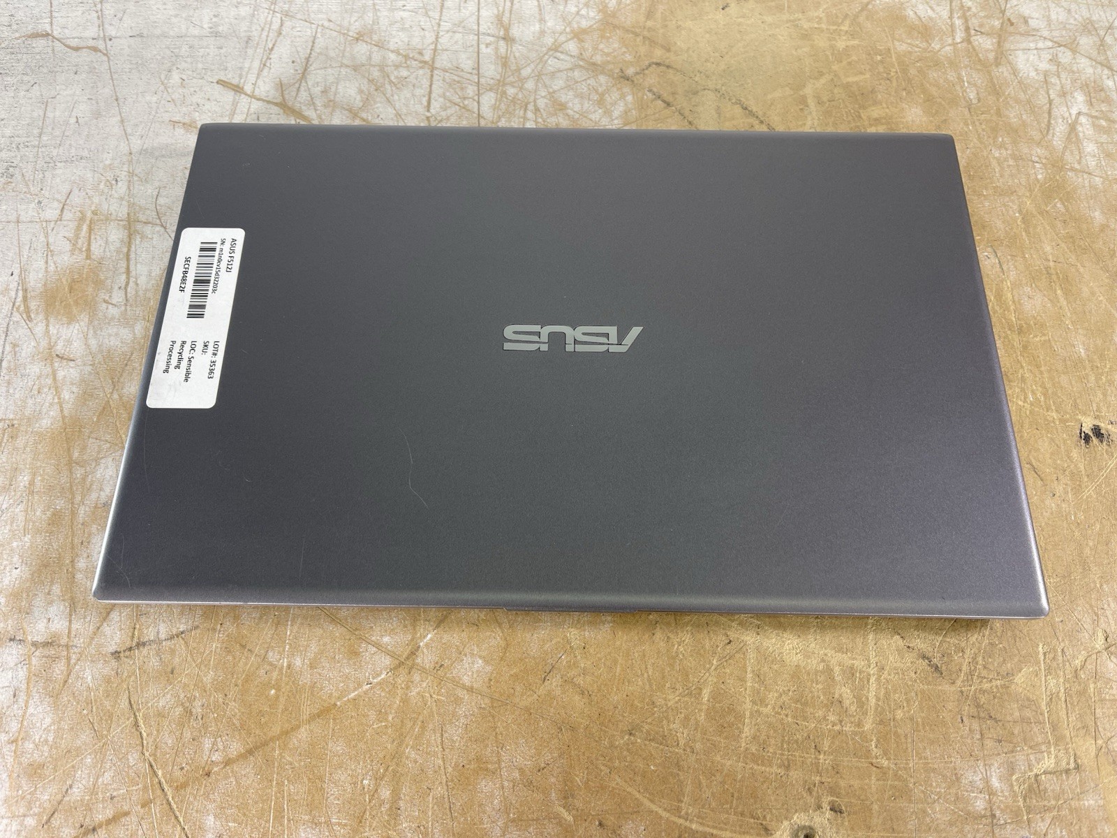 ASUS VIVOBOOK F512J i3-1005G1 @ 1.20 GHz, 12GB RAM, NO HDD/OS