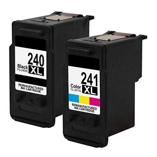 2PK PG 240XL CL 241XL Ink Cartridge For Canon Pixma MG3120 MG3122 MG3220 MG3222