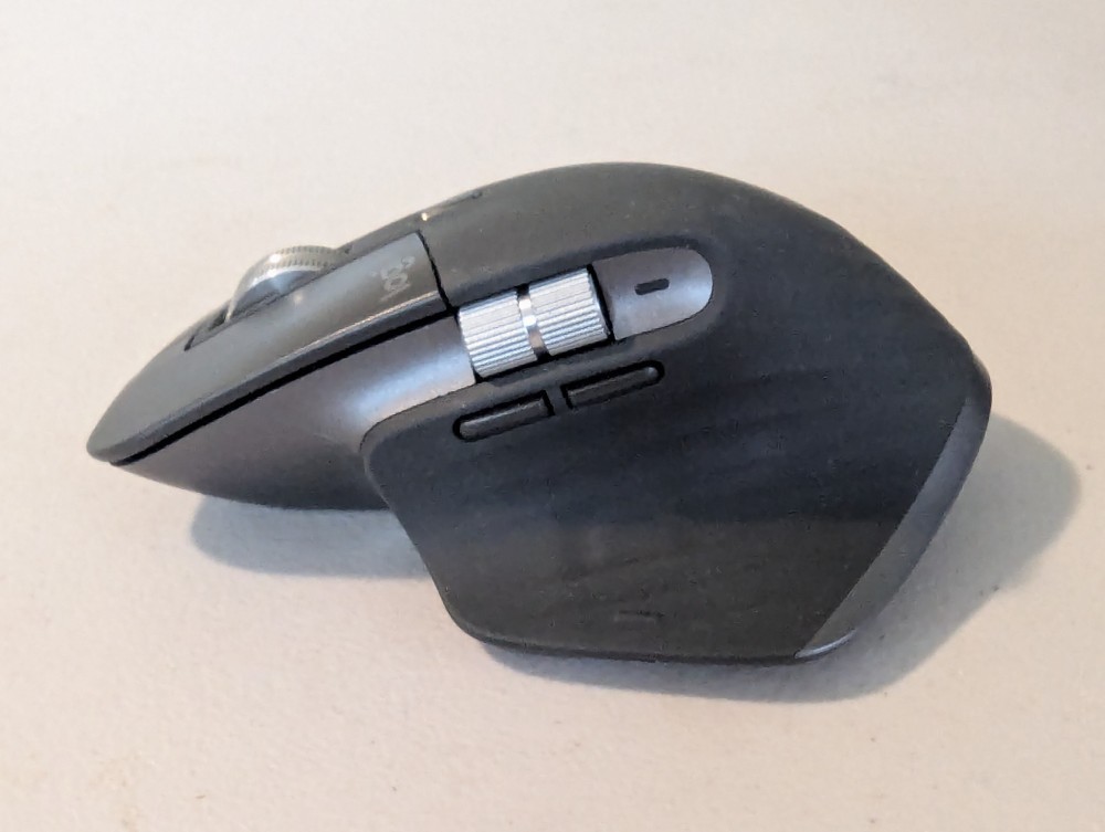 Logitech MX Master 3S Wireless & Bluetooth Mouse with Bolt Receiver – Graphite