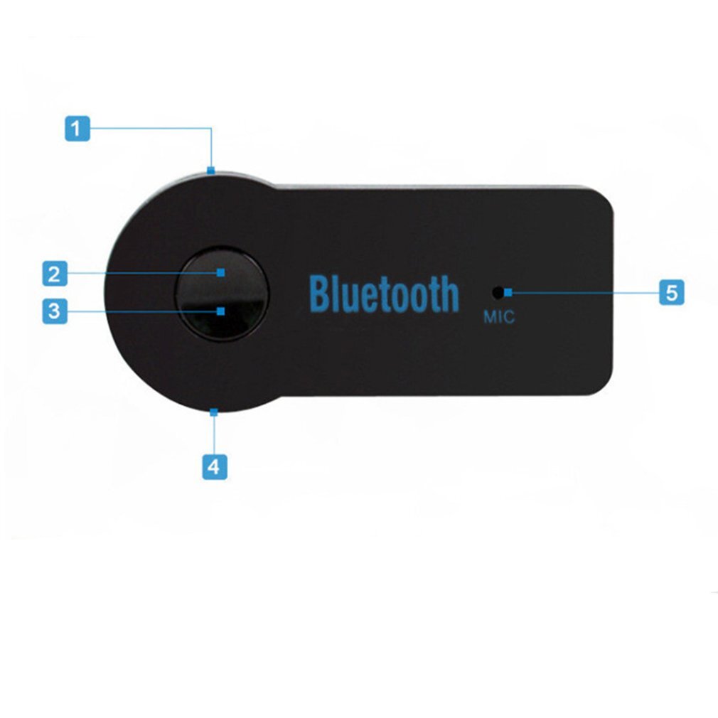 Wireless Bluetooth Receiver 3.5mm AUX Audio Stereo Music Home Car Adapter Kit