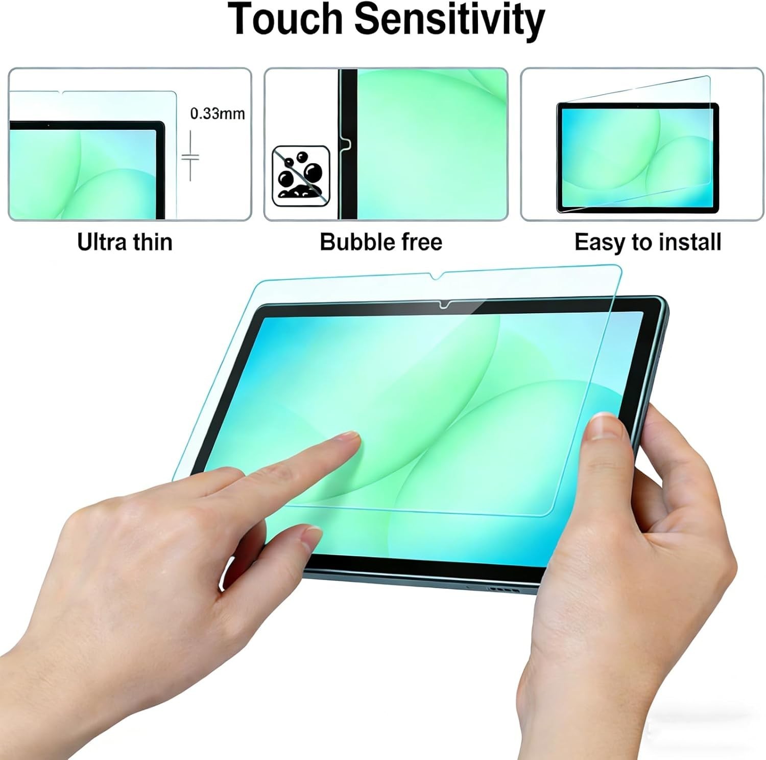 2 Pack Screen Protector for Galaxy Tab A11 Plus 2025 / Tab A9 Plus 11 Inch 20…