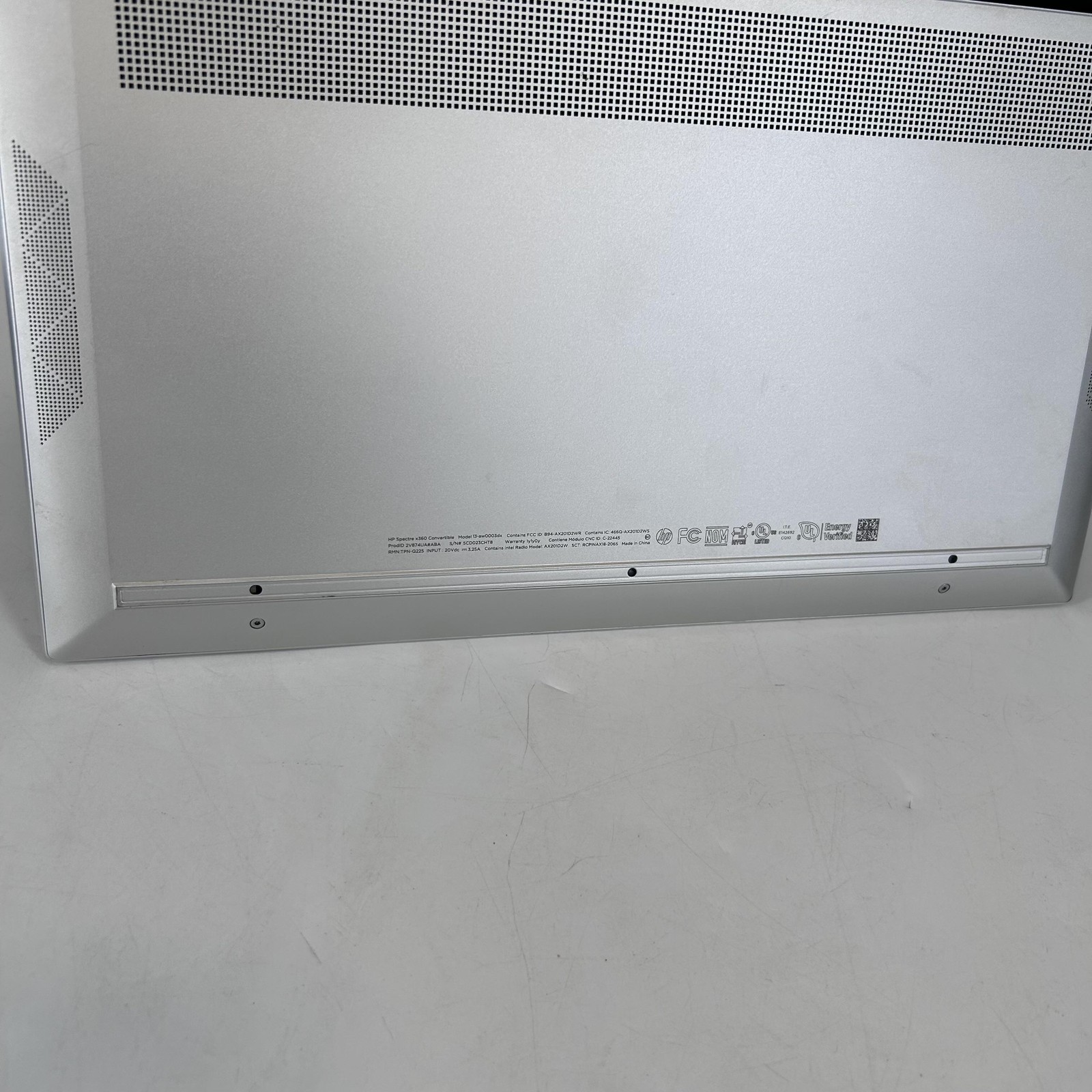 HP Spectre 13 x360 Silver 4K TOUCH i5-1035G4 1.10GHz 8GB 256GB SSD YELLOW HUE