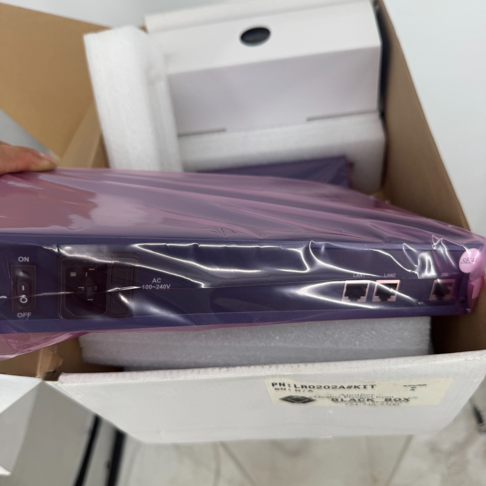 Black Box LR0202A Kit G.SHDSL 4-Wire Ethernet Network Extender 10/100 Mbps