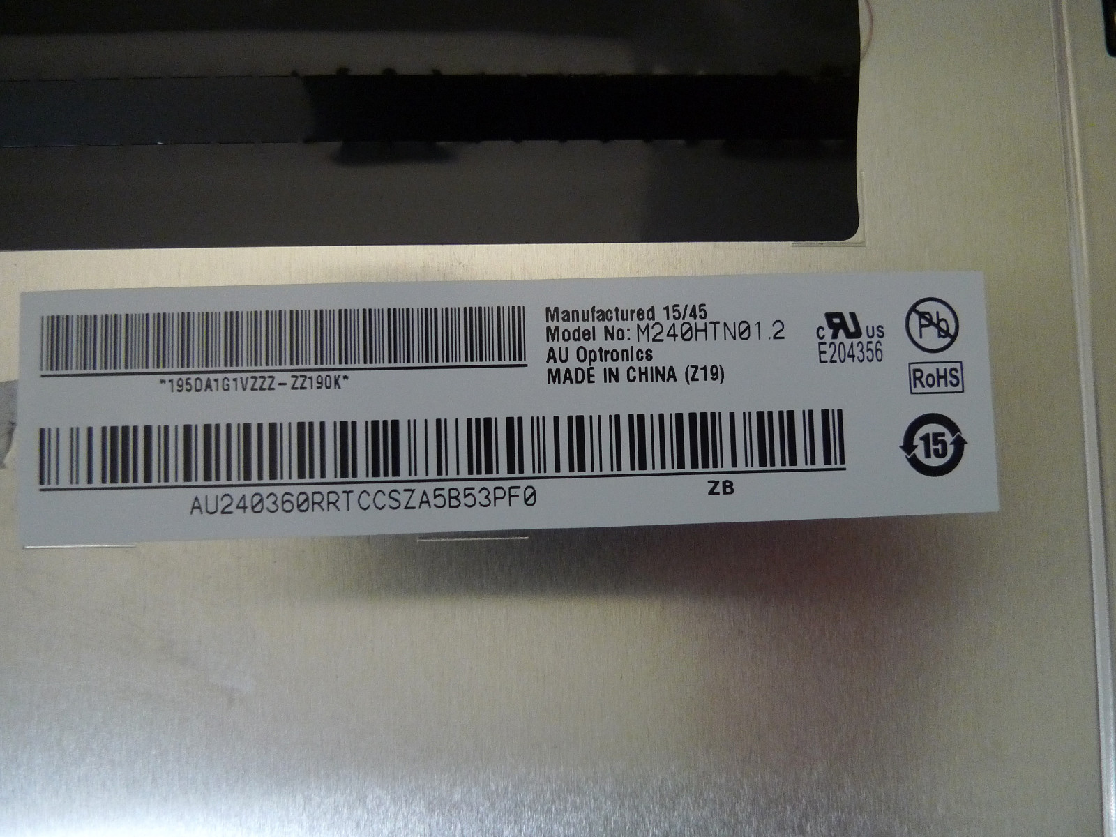 NEW DELL E2414H, E2416H LCD Panel 24″ FHD None Glare KL.24005.030 KL.24005.033