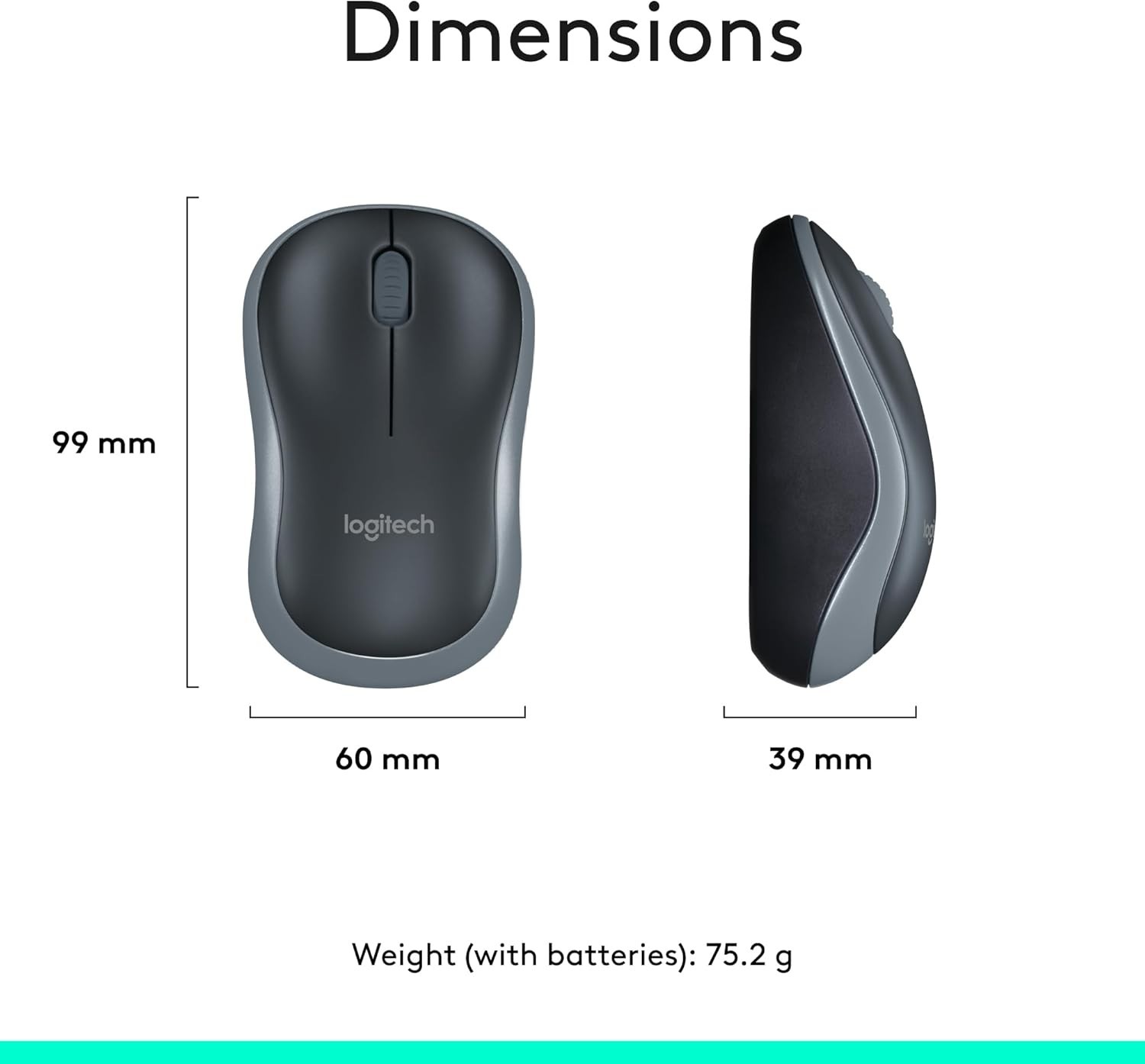 Logitech MK2270 Wireless Keyboard and Mouse Combo – Black (920-008813)