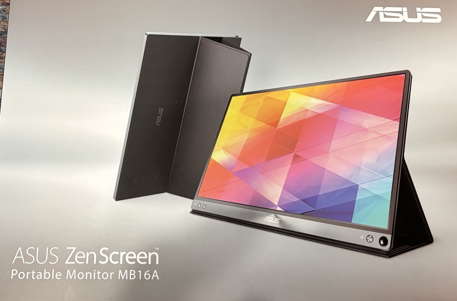 ASUS ZenScreen MB16A 16″ IPS LCD Portable Monitor 1920×1080 USB-C Slim Bezel