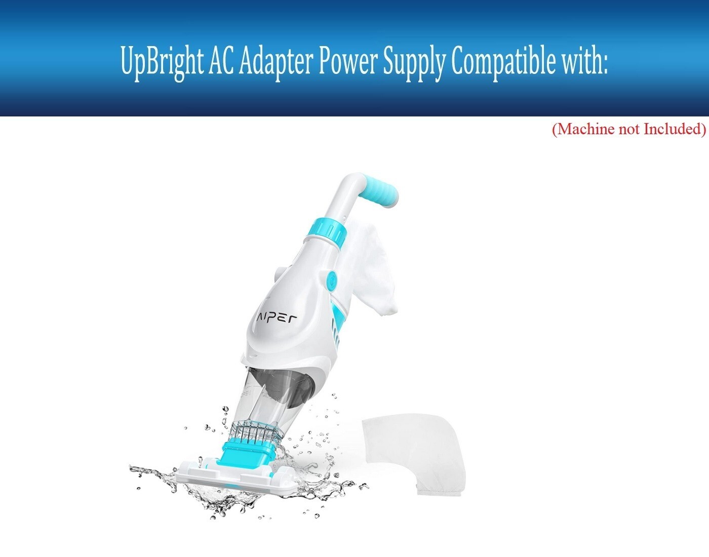AC Adapter For Aiper Pilot H1 PilotH1 Handheld Pool Vacuum Cleaner Power Supply