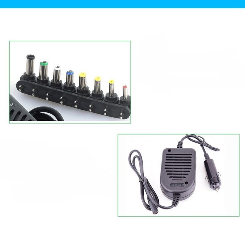 80W Universal Car Charger Power Supply Adapter For Laptop SONY HP IBM Dell US
