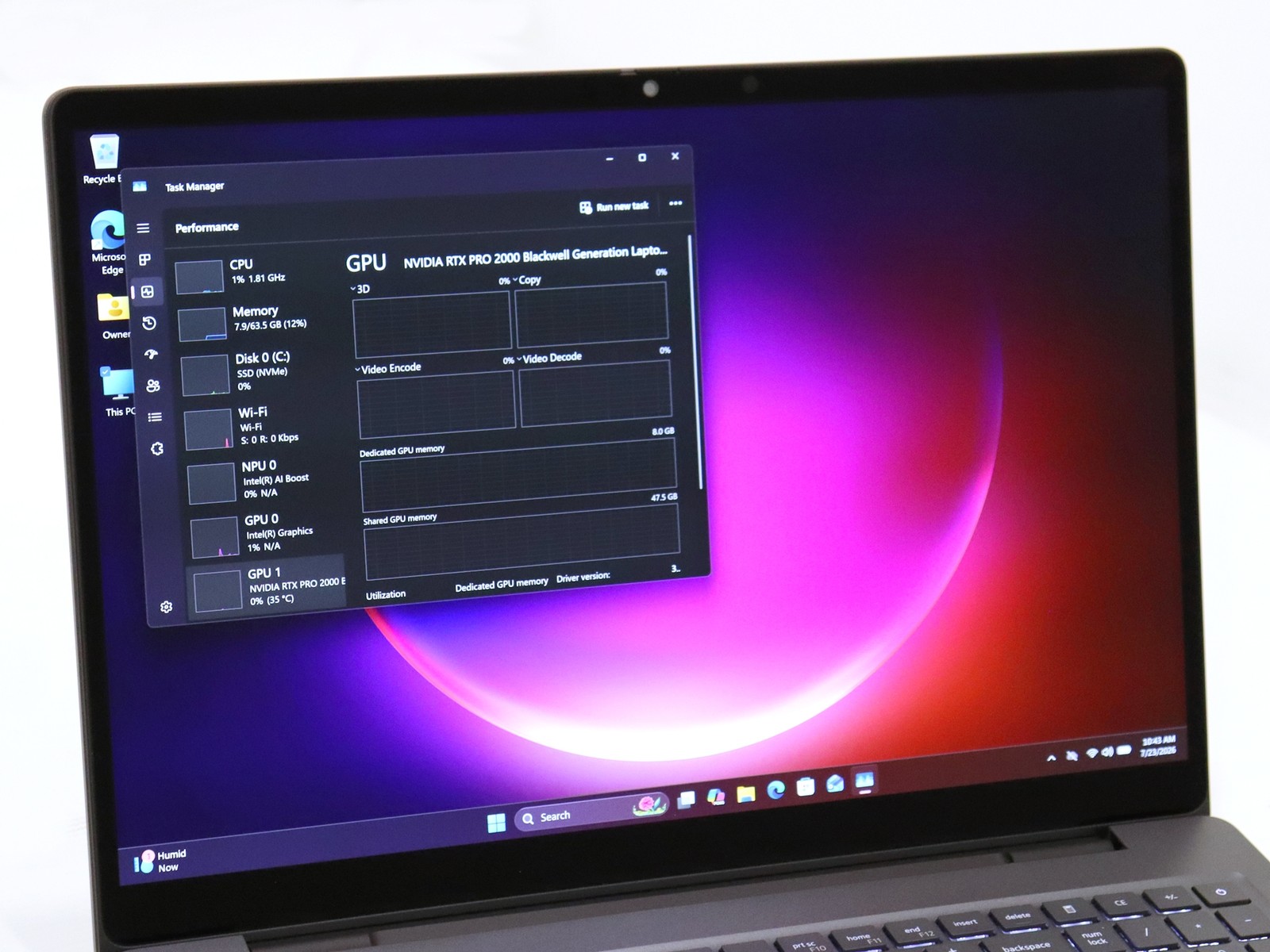 Dell Pro Max 16 Plus MB16250 16.0″ 4K Touch Ultra 9 285HX 64GB 2TB NVMe PRO 2000