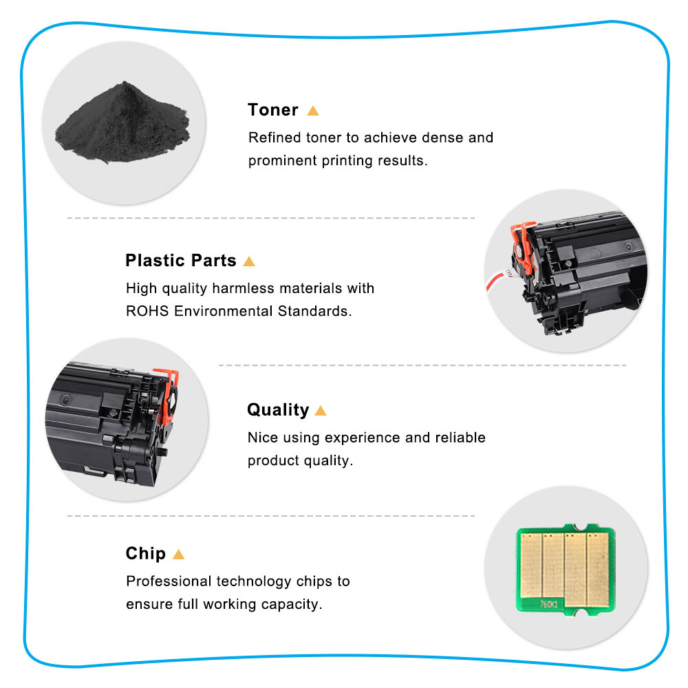 2PK CE278A Toner Compatible With HP Laserjet 78A Pro M1536DNF MFP P1560 P1606DN