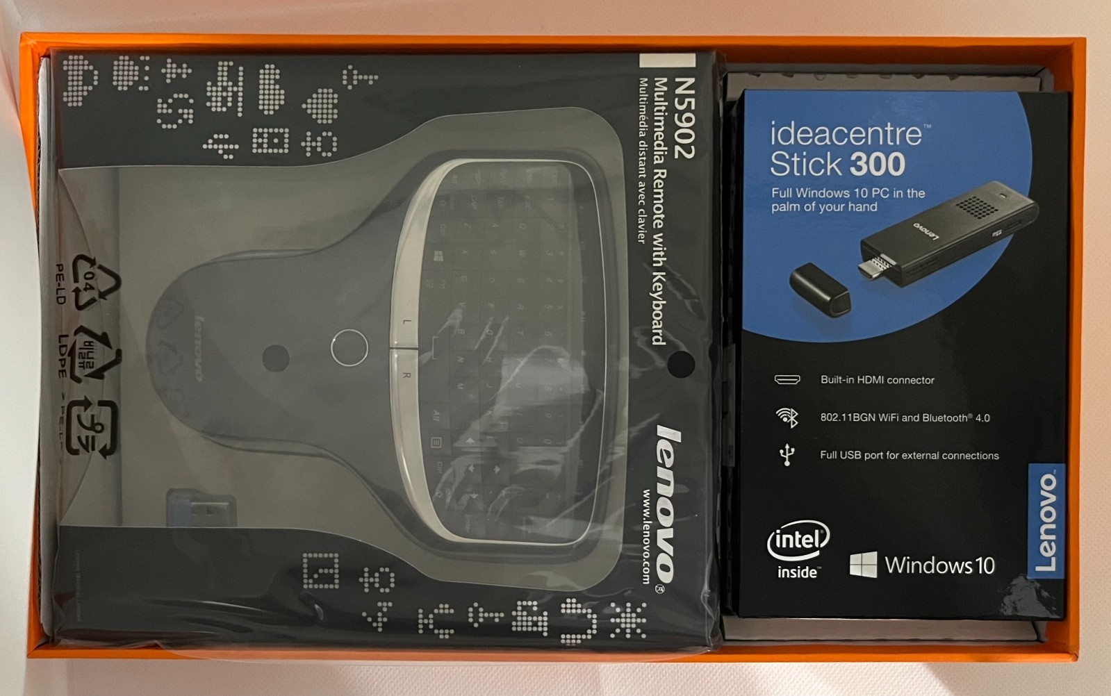 Lenovo IdeaCentre Stick 300 + Multimedia Remote N5902 32gb