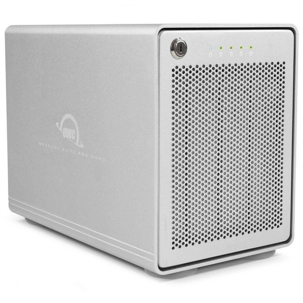 OWC Mercury Elite Pro Quad RAID Ready (JBOD) 4-Bay Storage Enclosure
