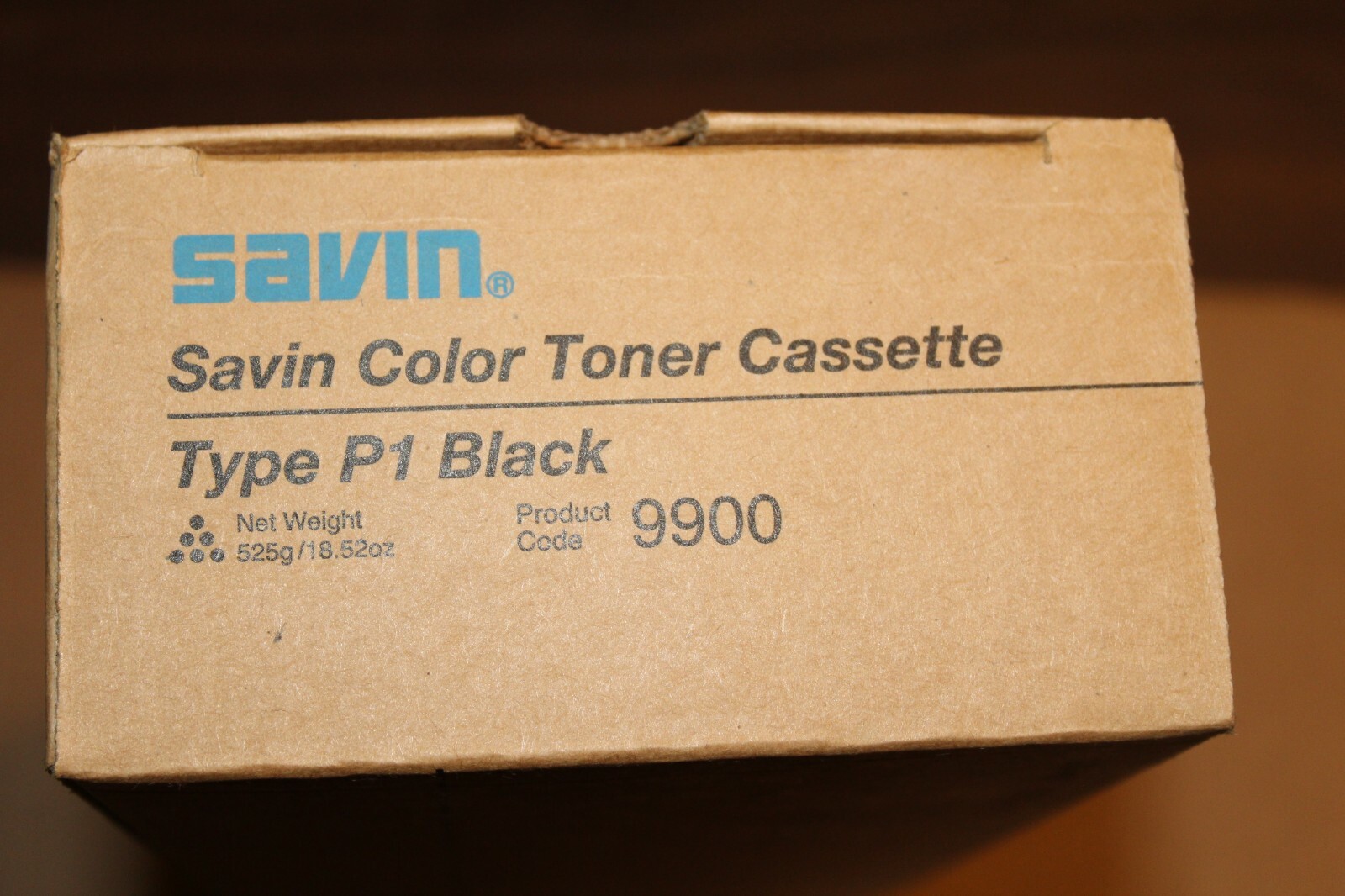 SAVIN BLACK TONER CASSETTE TYPE P1 PRODUCT CODE 9900 RICOH