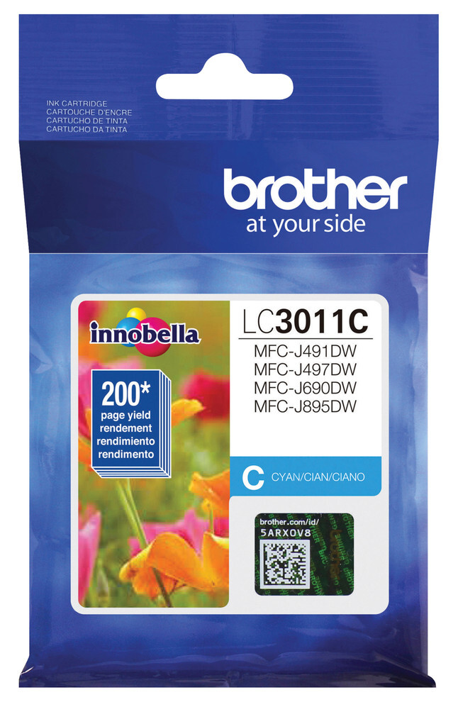 GENUINE Brother LC3011 Cyan Ink Cartridge for MFC-J491DW MFC-J690DW MFC-J895DW