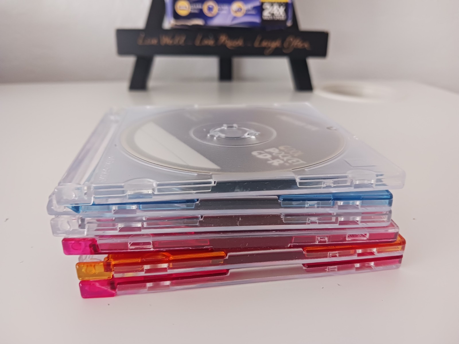 Memorex 6-Pack Cool Colors Pocket CD-R (210MB/24Min./Up To 24x Multi Speed)