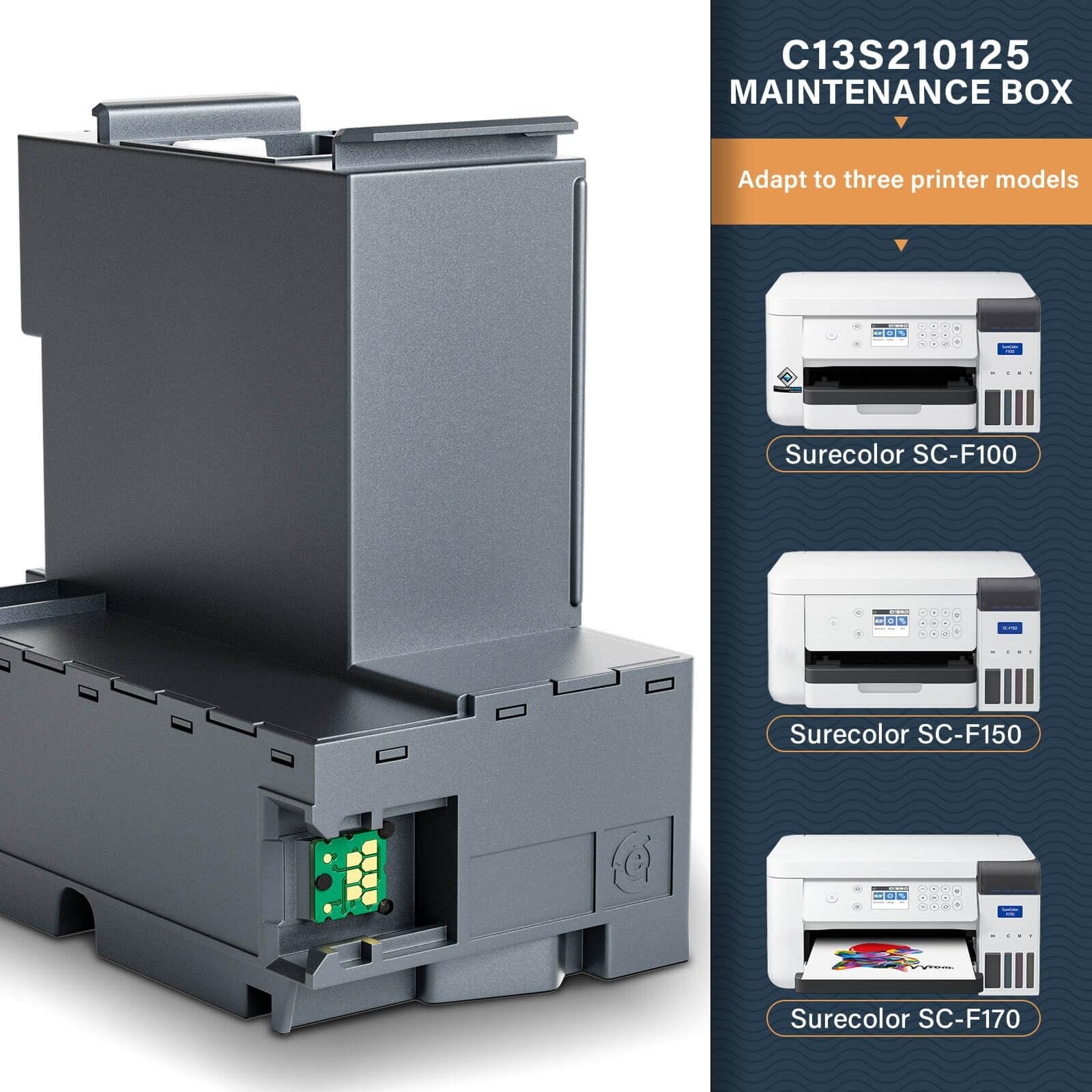 F170 Maintenance Box for Epson Surecolor SC-F170 SC-F100 SC-F150, C13S210125/…