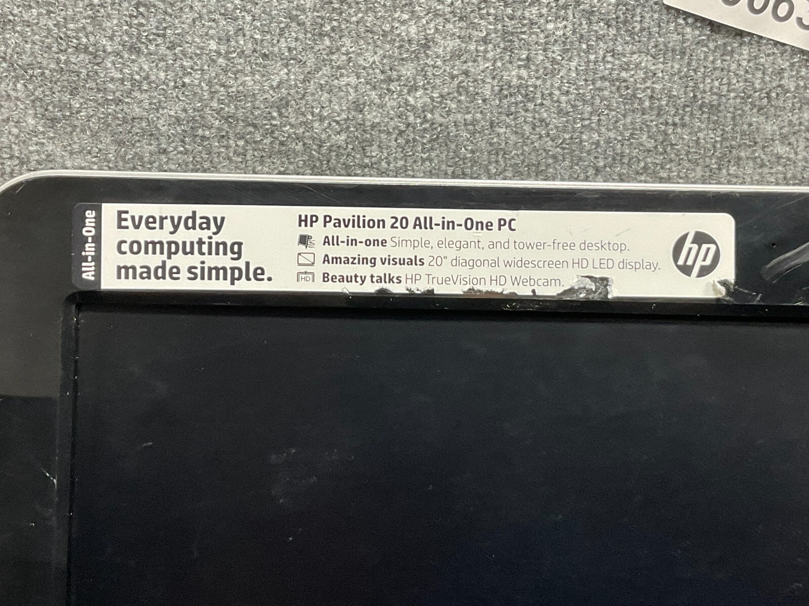 HP Pavilion 20-b014 20″ All-in-One Desktop PC Computer Used