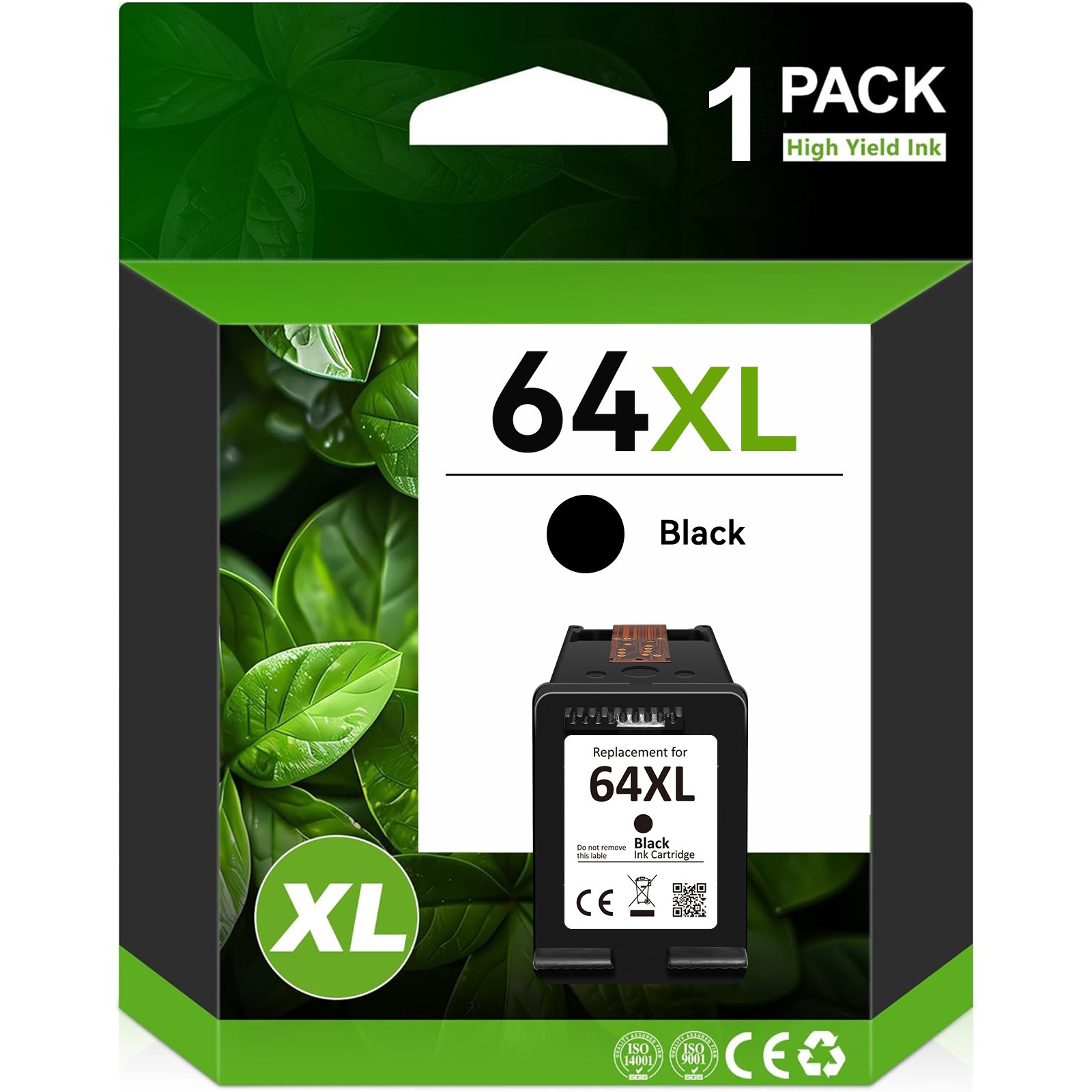 64 XL 64XL Black Color InkCartridge for HP Envy 7158 6200 7155 7855 7858 Printer
