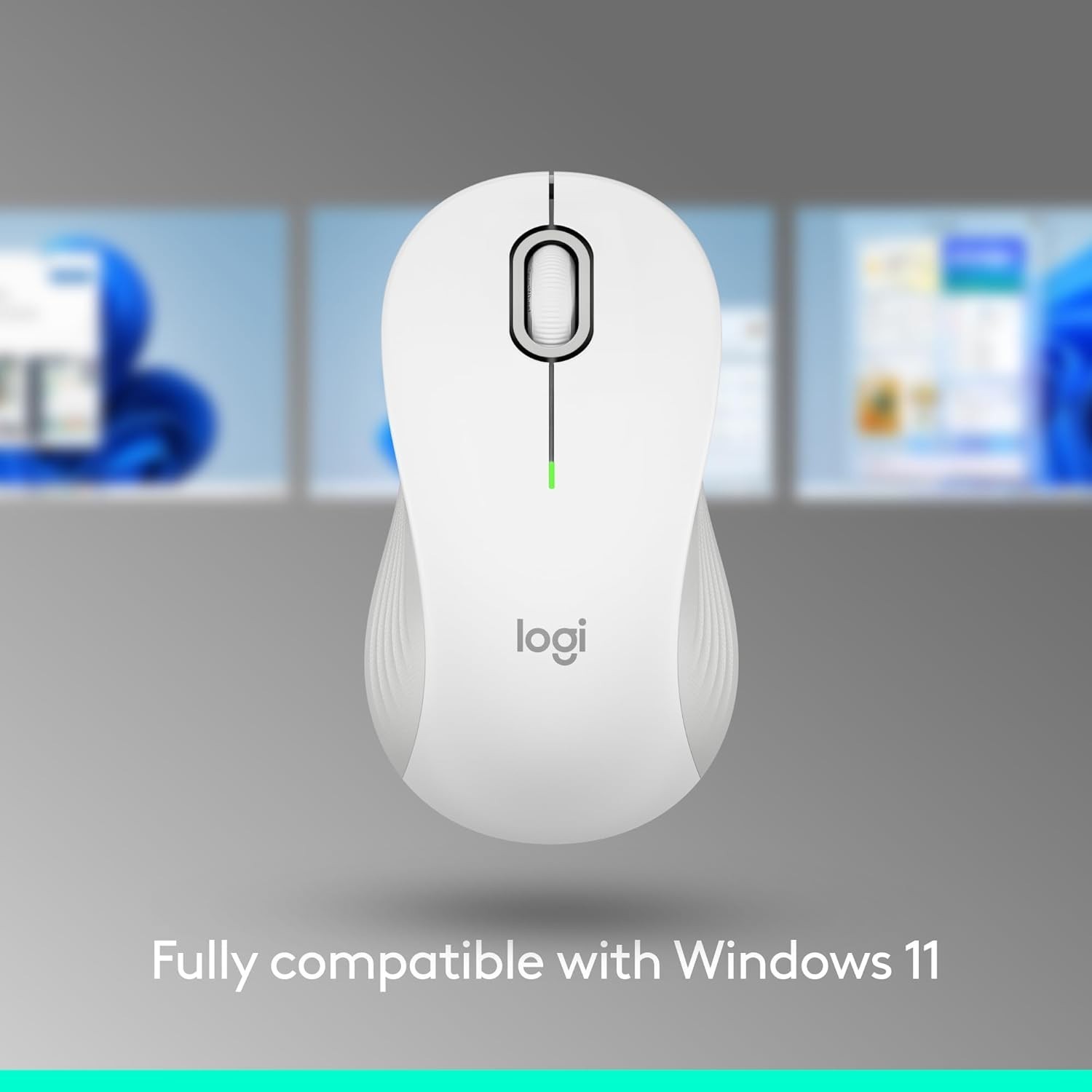 Logitech Signature M550 L Wireless Mouse Large Sized Hand PC, MAC, Laptop -White