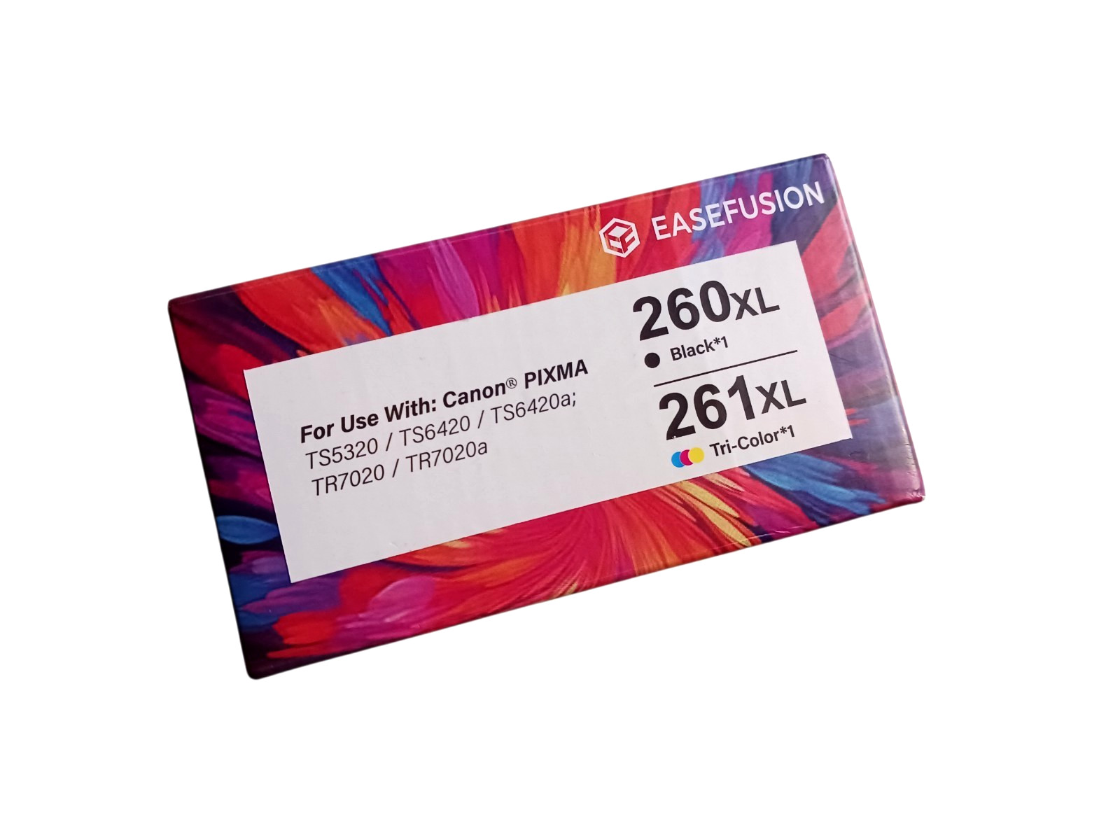 EaseFusion 260XL 261XL Ink Cartridges Replacement for Canon Pixma TS5320 TS6420