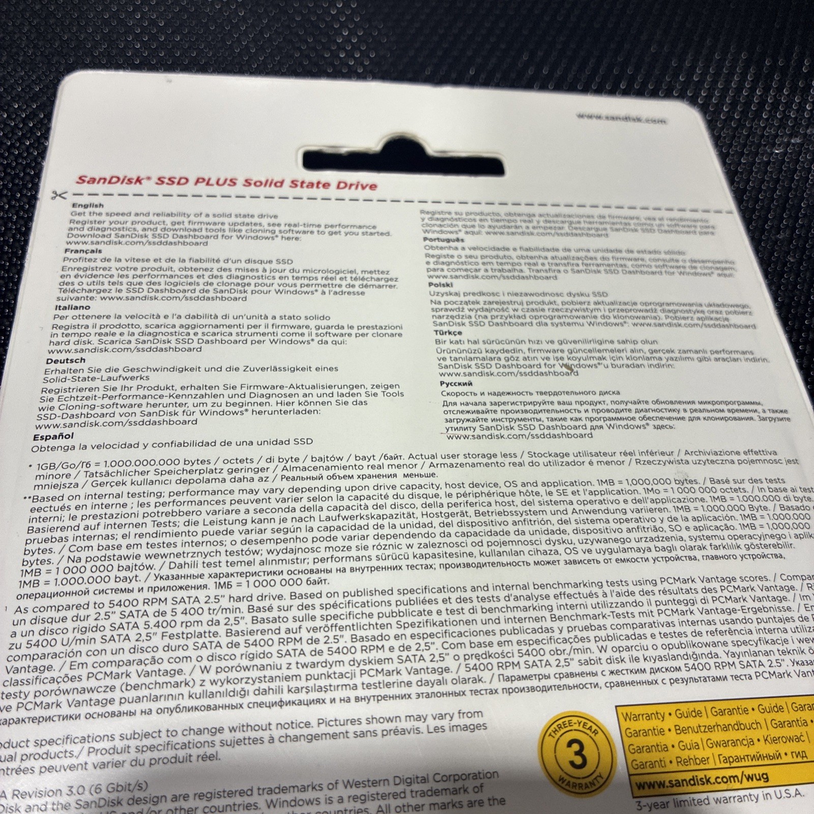 New SanDisk 480G SSD solid state drive