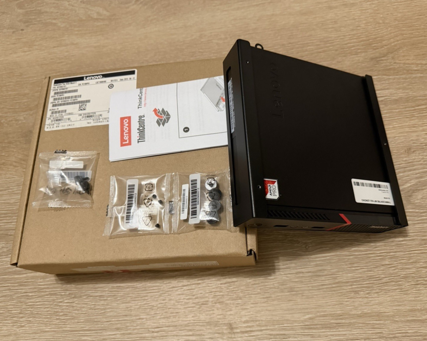 Lenovo M715q AMD Pro Quad Core 512GB SSD 8GB DDR4 Win10 Pro Tiny Desktop✅✅SET