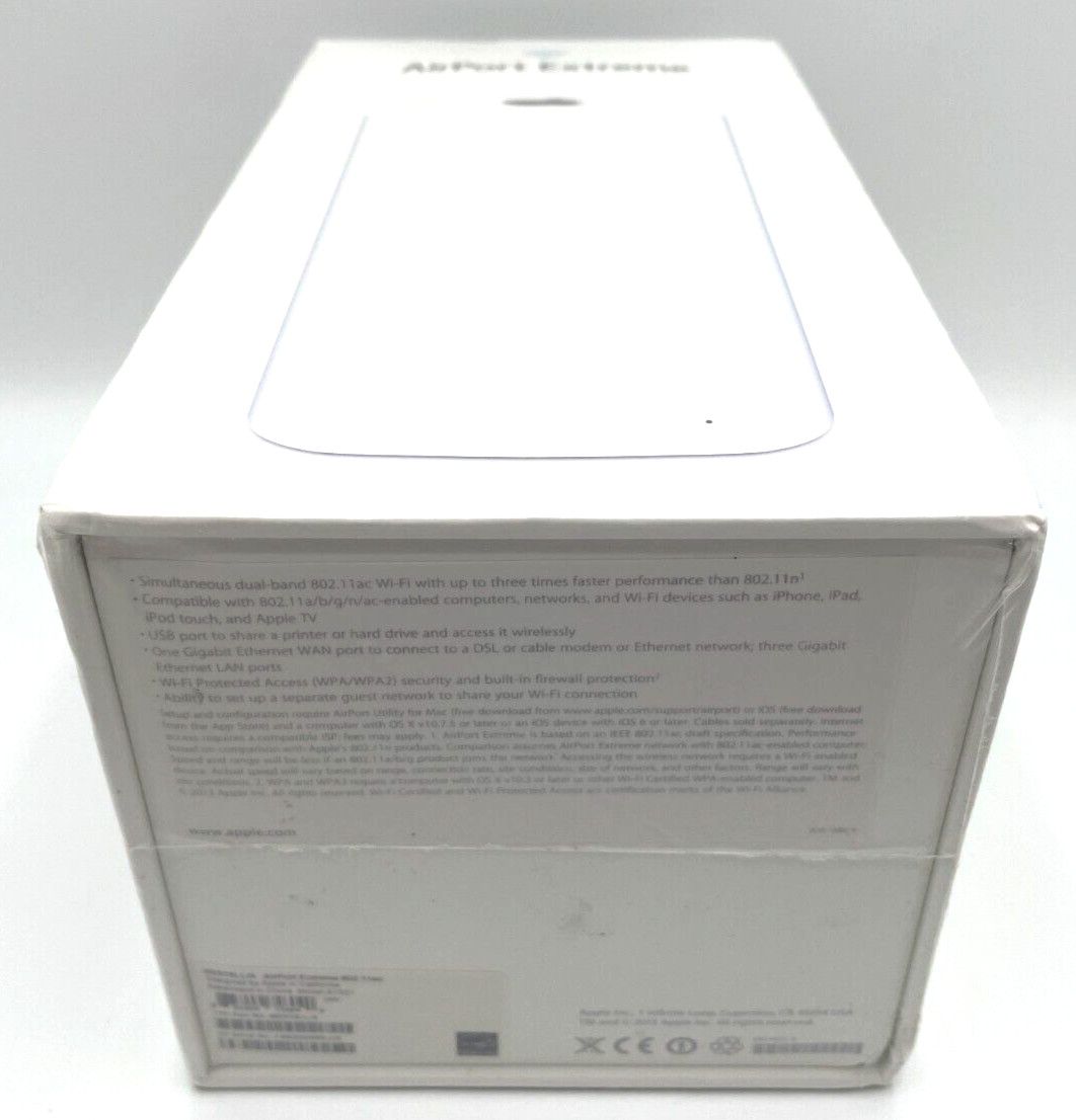 Apple AirPort Extreme Base Station 802.11ac Wi-Fi Router A1521 Factory Sealed