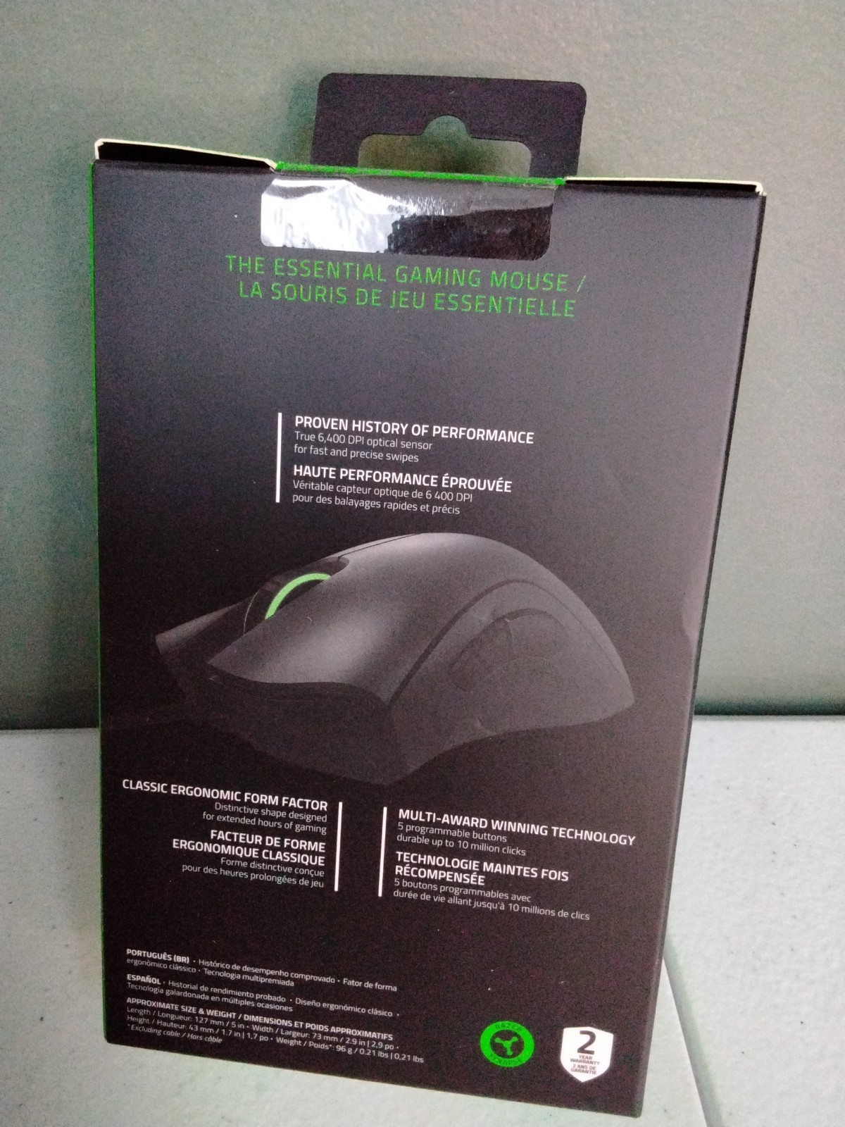 Razer DeathAdder Essential Wired Optical Gaming Mouse for PC, 5 Buttons, Black 2