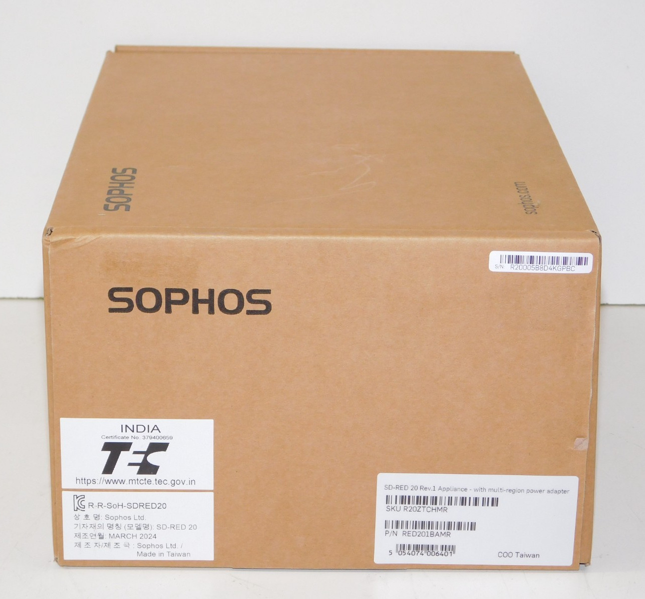 New Sophos RED201BAMR SD-RED 20 SD-WAN Edge Device 4 LAN Ports w/ Power Adapter