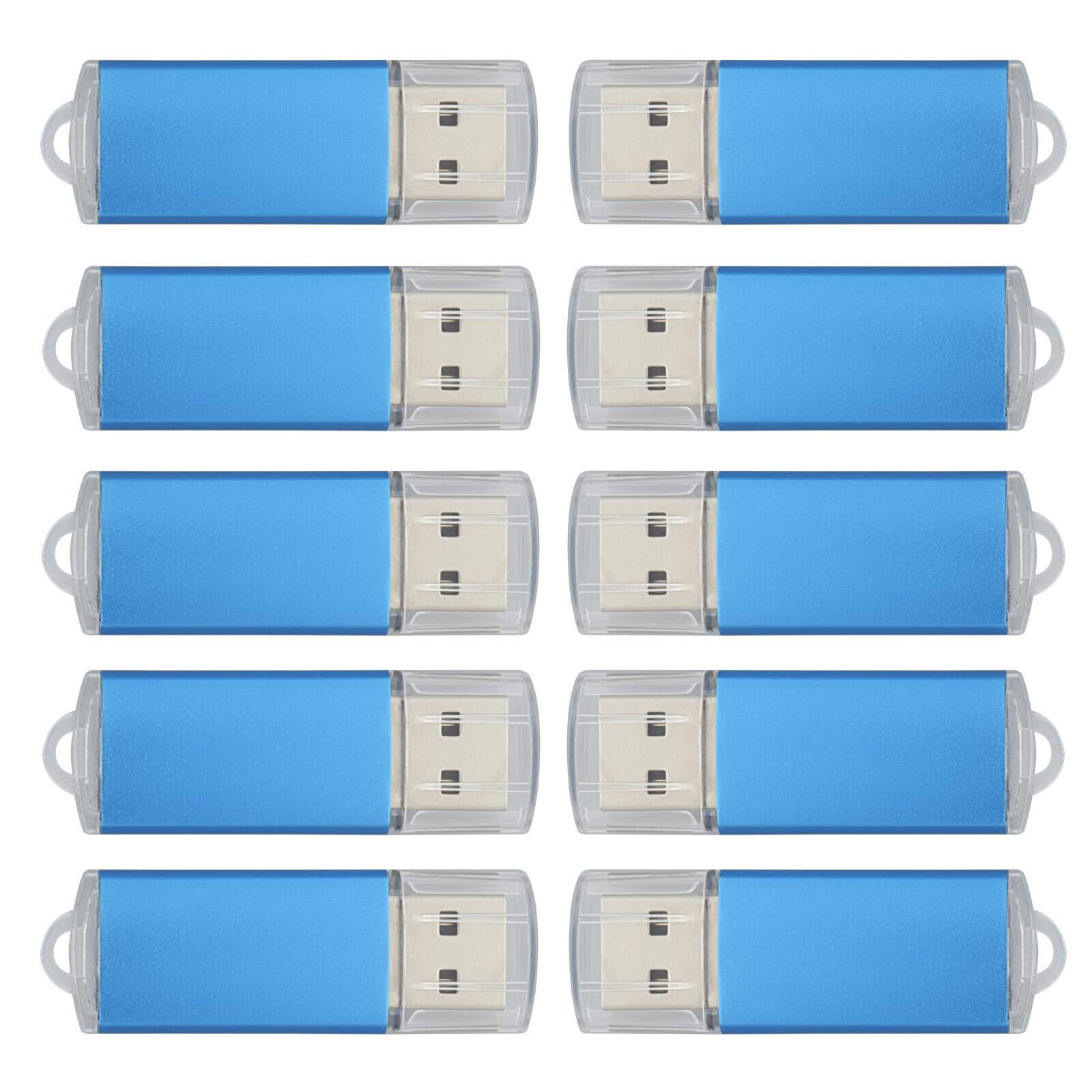Wholesale 10-100pcs USB 2.0 Flash Drives Memory 1GB 2GB 4GB 8GB 16GB 32GB 64GB