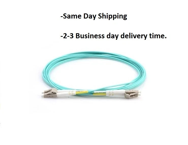 LC to LC Fiber Patch Cable, Multimode OM3 10G Fiber Optical Patch Cables 1m-30m