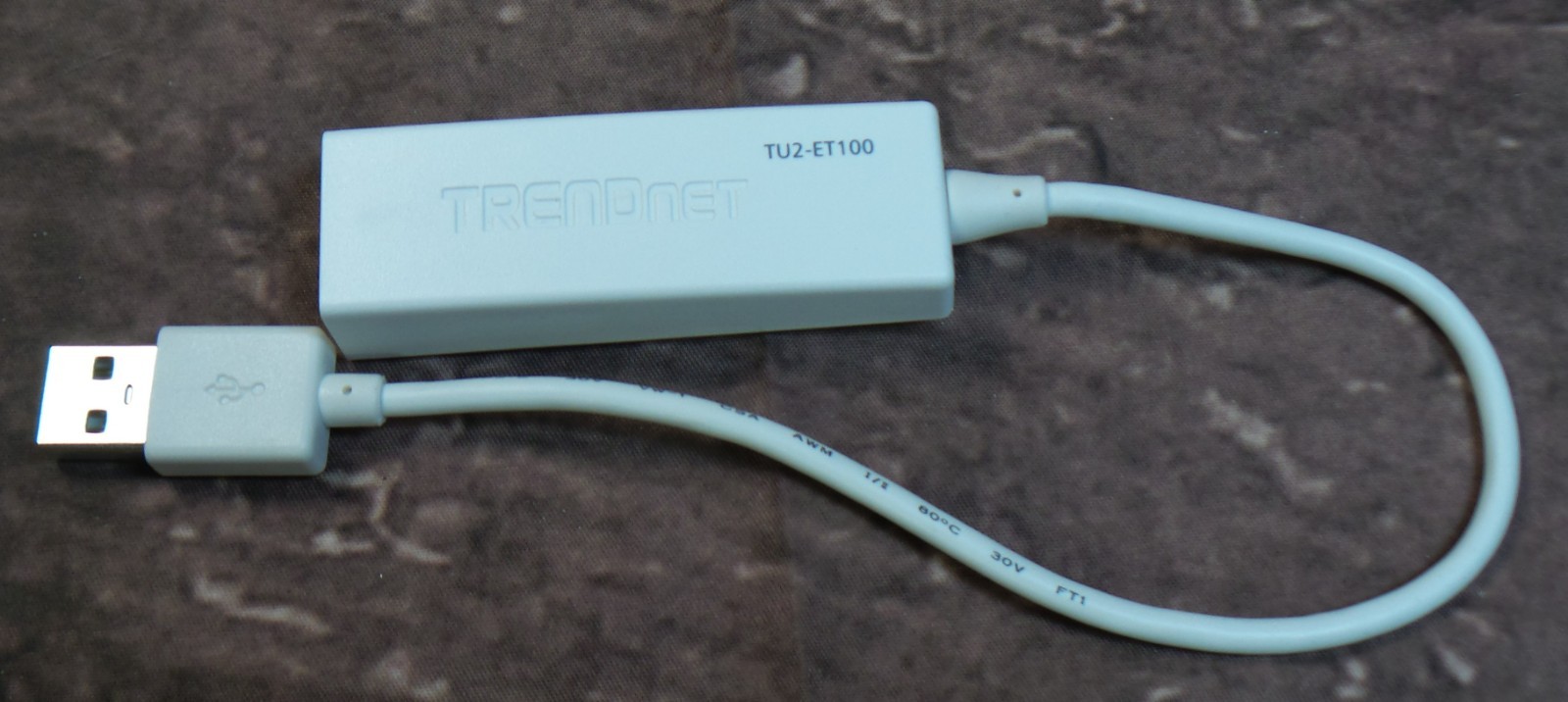 Trendnet TU2-ET100 USB to Ethernet Adapter 10/100Mbps Laptop Desktop Windows