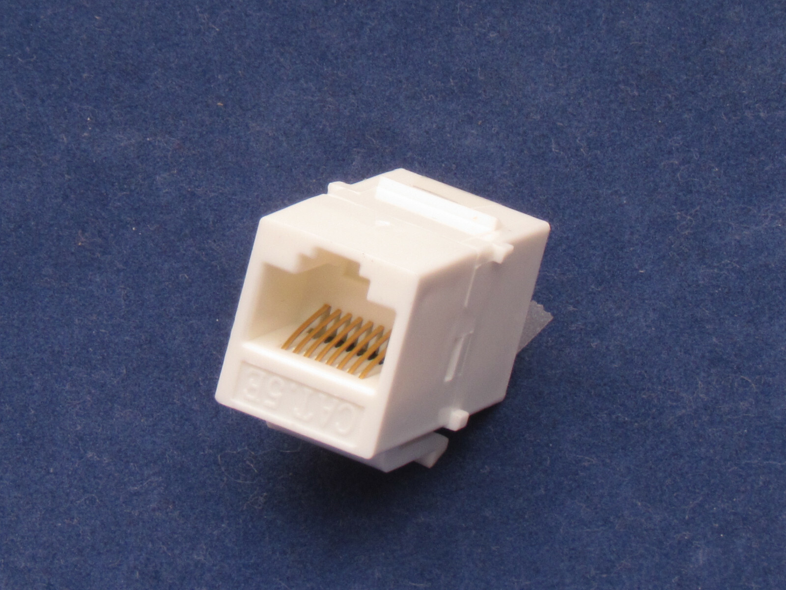 10 pcs Lot CAT5 Inline RJ45 Keystone Wall Coupler Jack Adapter 8P8C White CAT5e