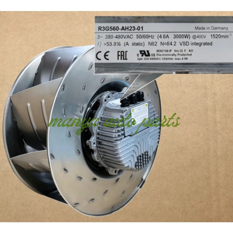 1PC R3G560-AH23-01 380-480V Computer Room Air Conditioning Centrifugal Fan