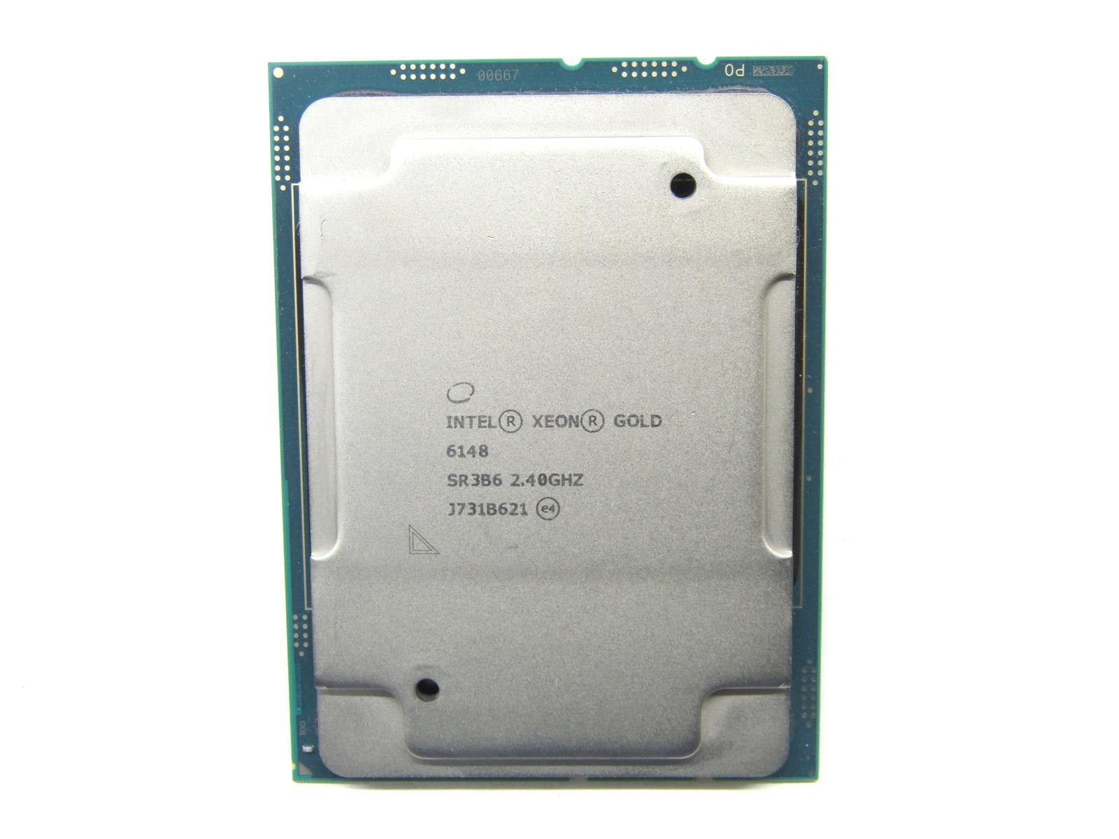 16x Intel SR3B6 Server CPUs | 2.40GHz 20-Core Xeon Gold 6148 | Socket FCLGA3647