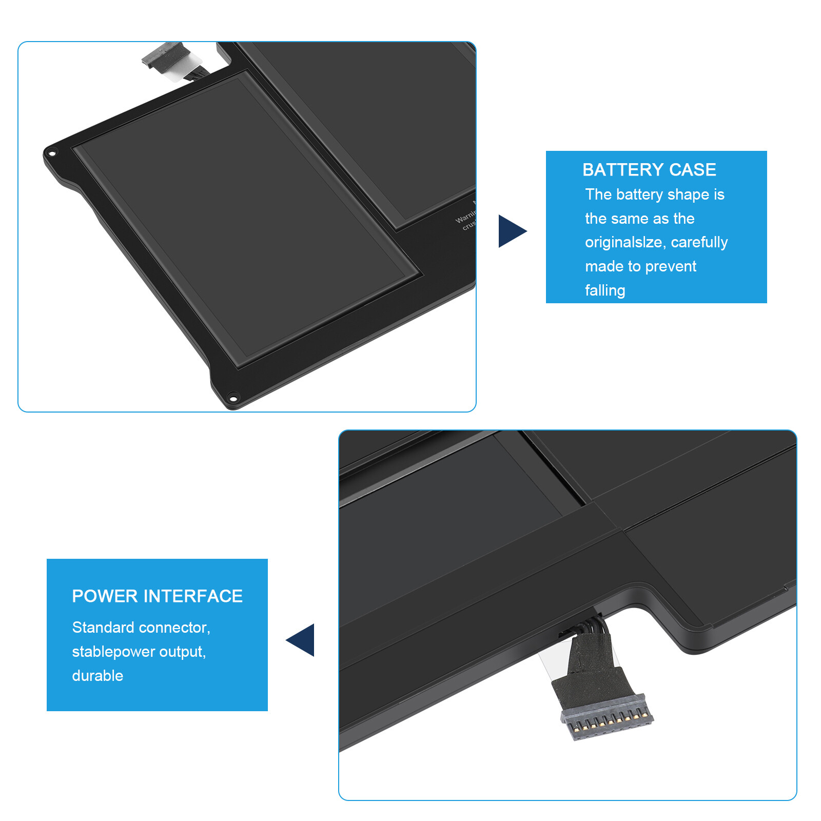 A1466 Battery for Apple MacBook Air 13” A1496 2013 2014 2015 2017 A1405 A1377