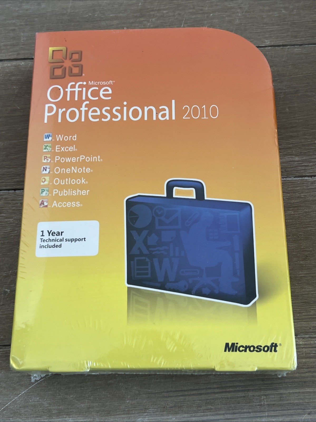 Microsoft Office Professional 2010 Full Retail Box – Factory Sealed DVD Version
