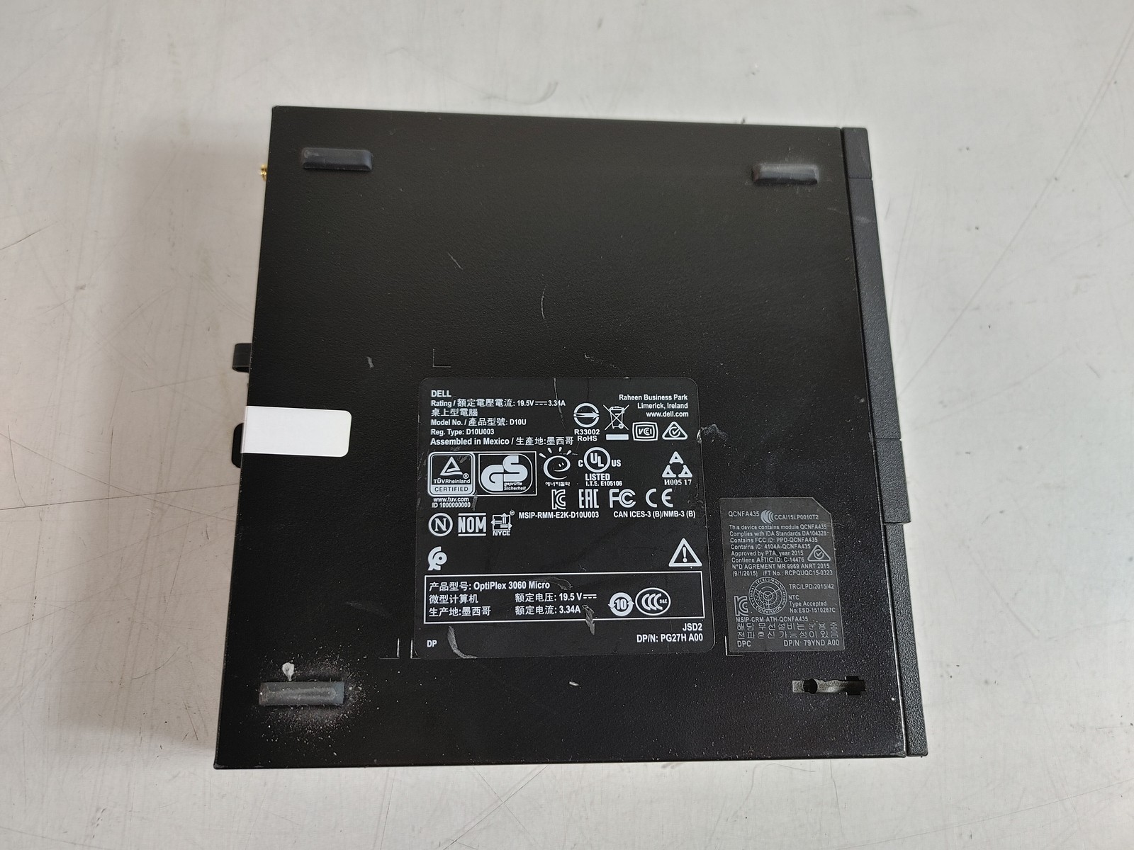 Dell OptiPlex 3060 Micro Core i5-8500T 2.10 GHz 8 GB DDR4 Desktop No HDD