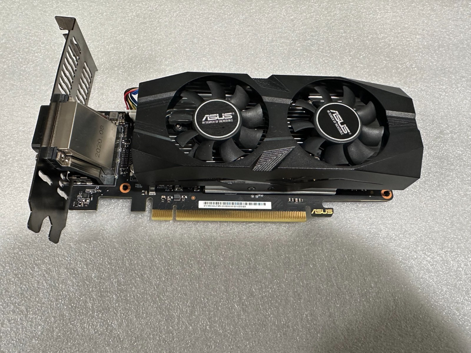 ASUS GeForce GTX 1650 4GB GDDR5 Video Card GTX1650-O4G-LP-BRK