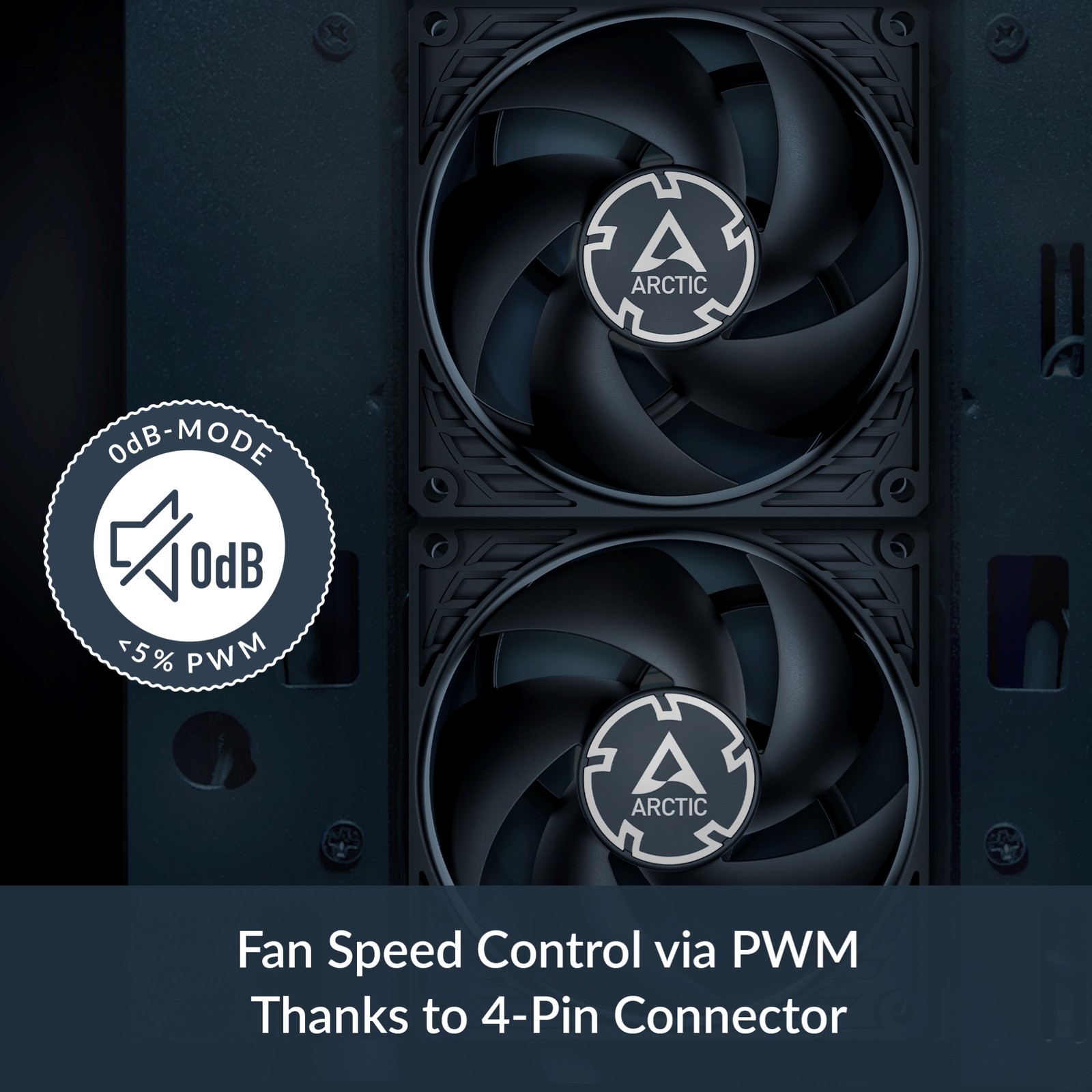 ARCTIC P9 PWM PST CO Fan 92mm PC Cooling High-Performance