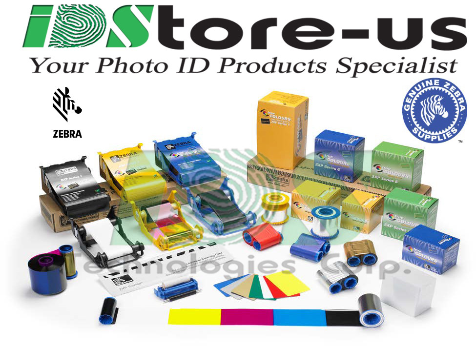Zebra 800300-350 YMCKO Color Ribbon 200 Images for ZC300 Series US & Canada -New