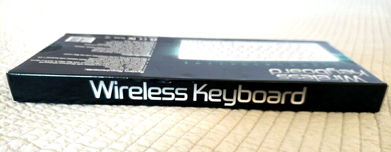 Slim Keyboard for PC iOS iPads Android Mac Wireless Bluetooth White NEW