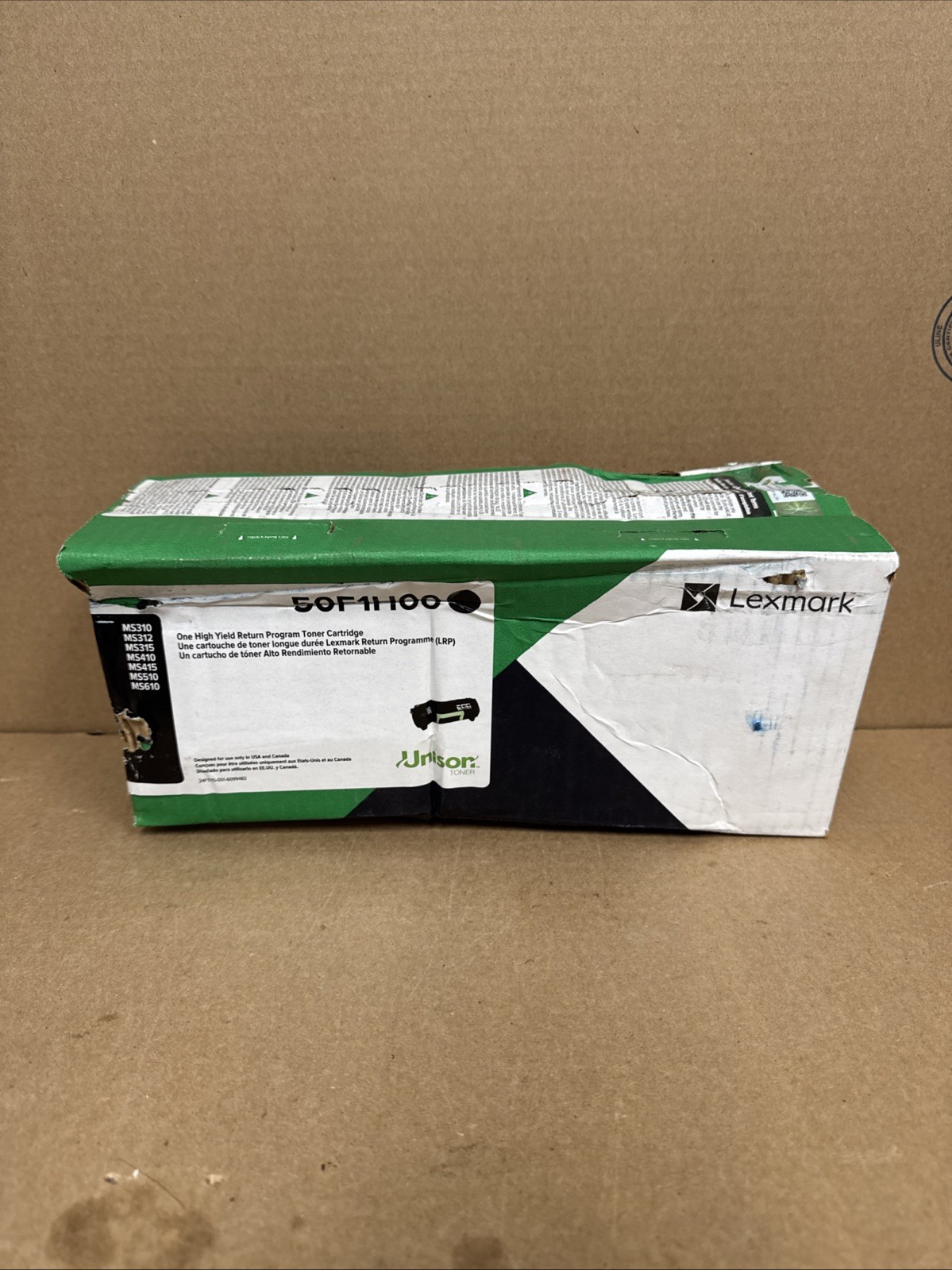 ✨Genuine Lexmark 501H 50F1H00 Black Toner Cartridge MS310/410/510/610 ✨ New(36D)