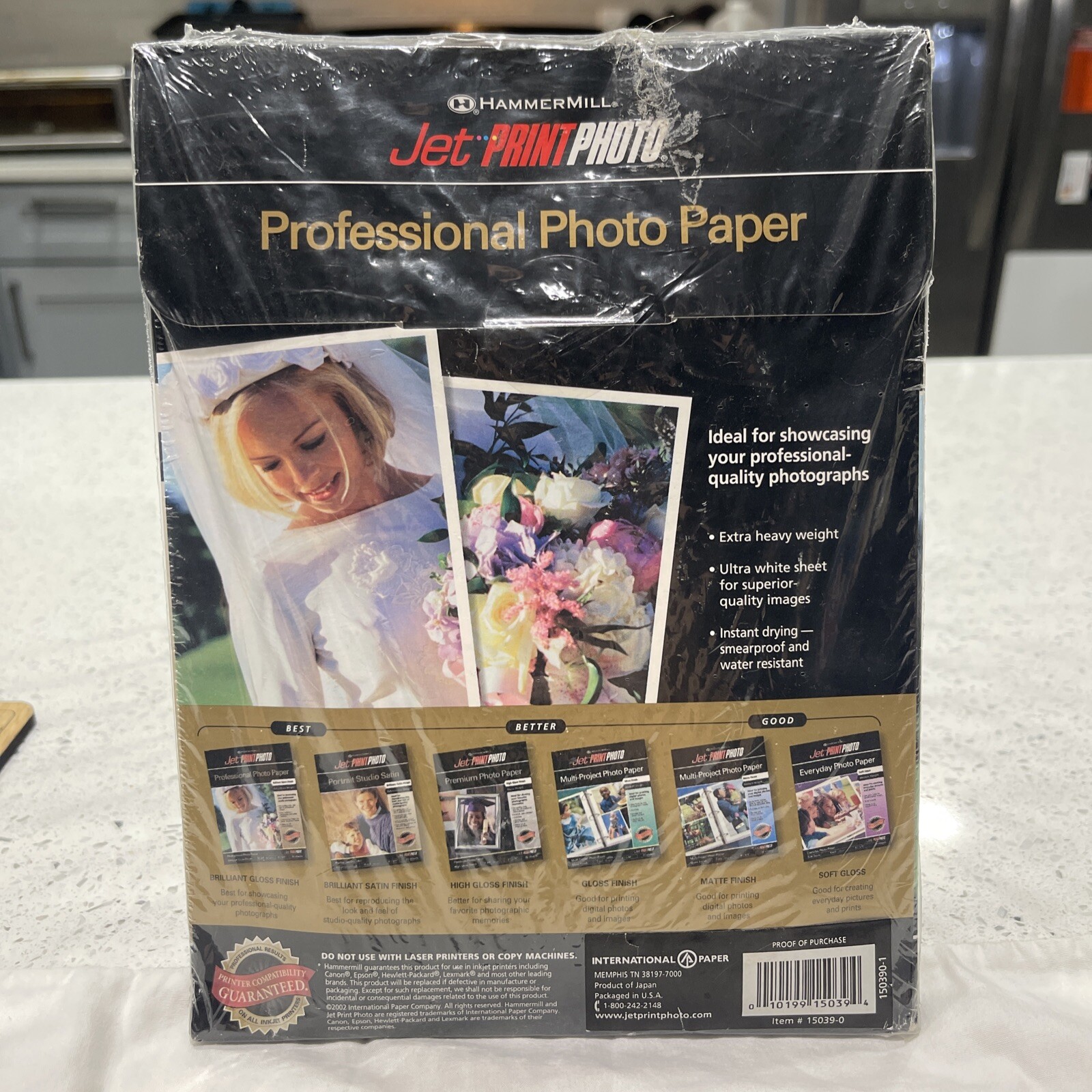 Professional Photo Paper Hammermill Jet Print 4″ x 6″ 10 mil Gloss 48 Sheets