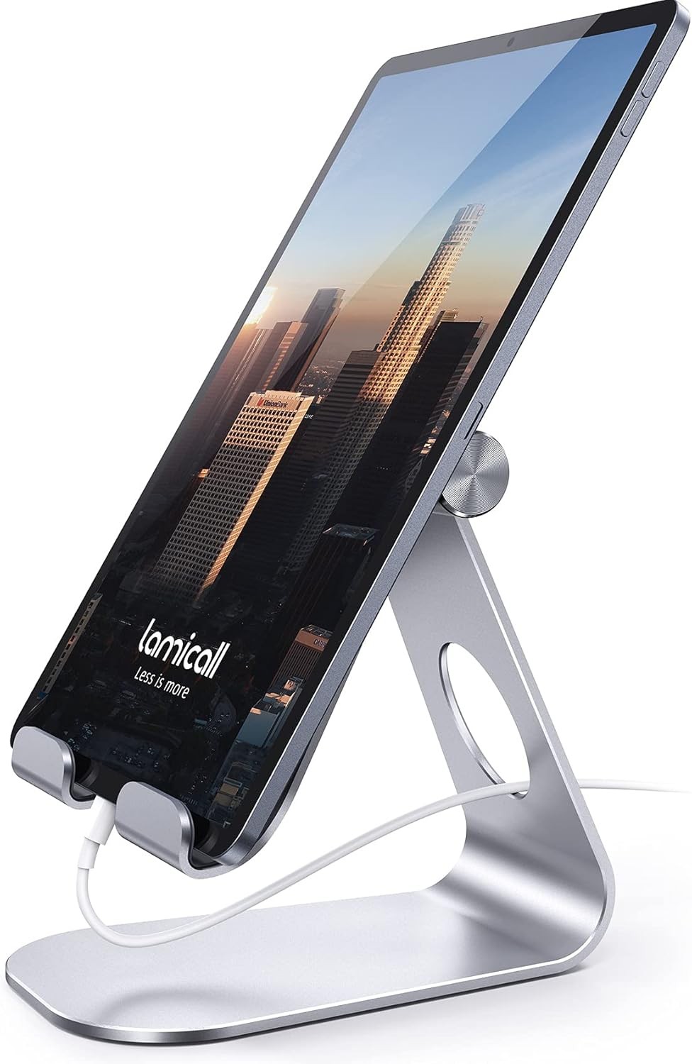 Lamicall Tablet Stand, Adjustable Tablet Holder – Desktop Stand Dock Holder for