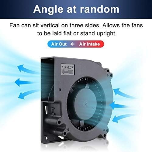 Wathai 120mm x 32mm 12V High Airflow DC Brushless Blower Fan for Radiator,…