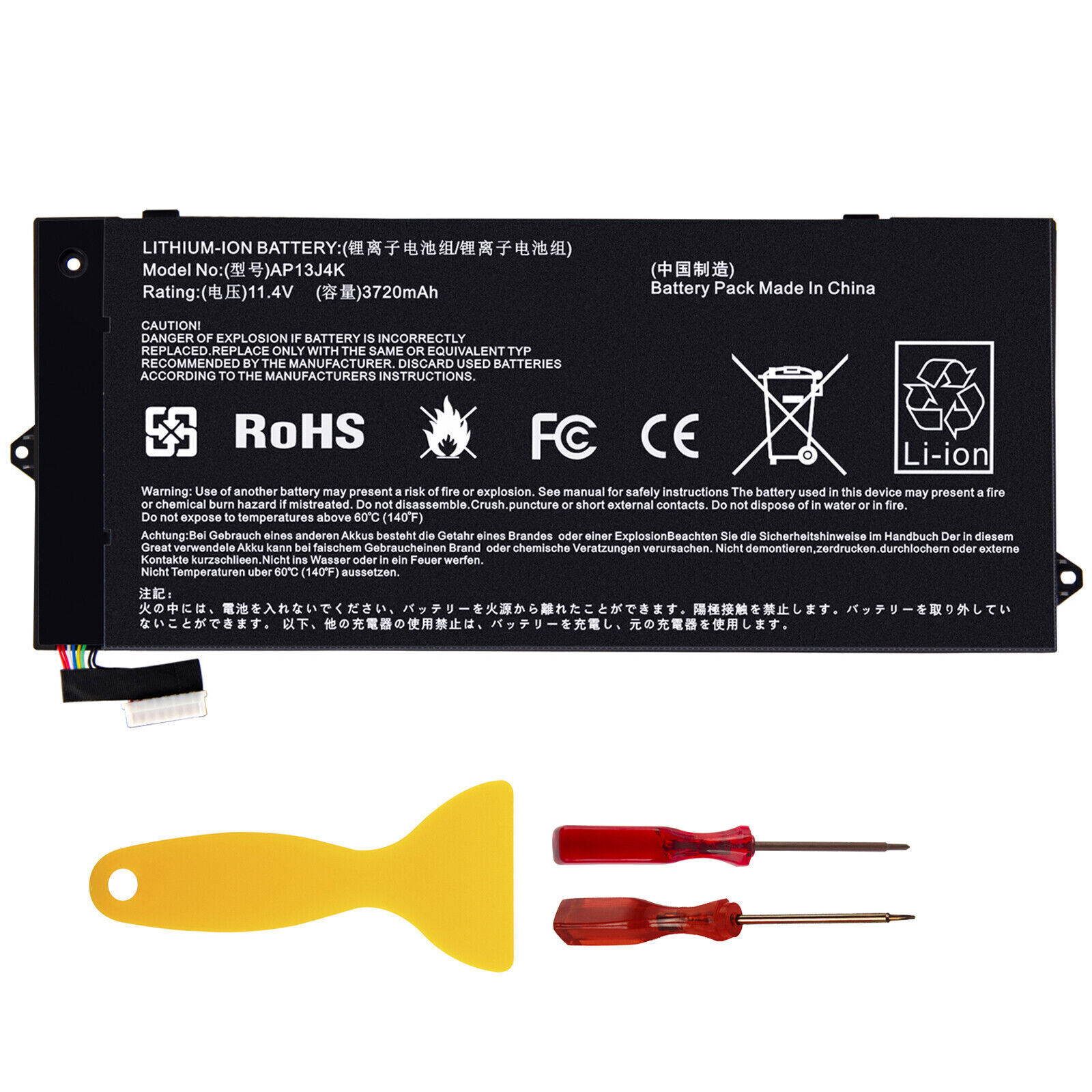AP13J4K AP13J3K Battery for Acer Chromebook C720 C720P C740 KT.00304.001 4Cells