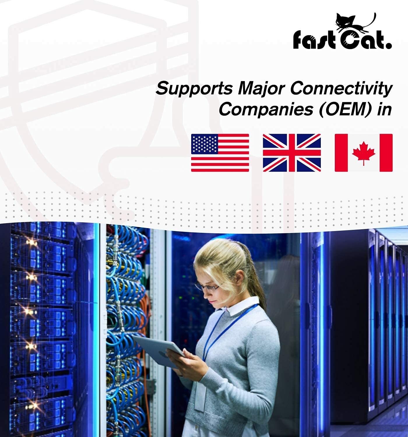 fast Cat. Direct Burial CMX Outdoor Ethernet Cable 500ft
