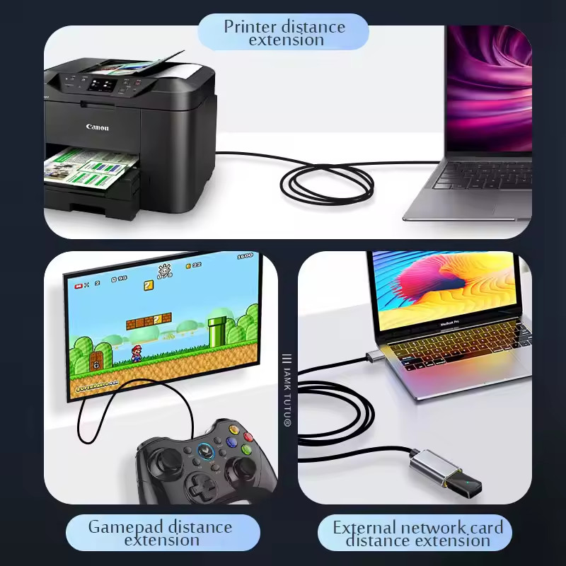 USB3.0 Extension Cable High Speed Extender Cord Adapter TypeA Male to Female US
